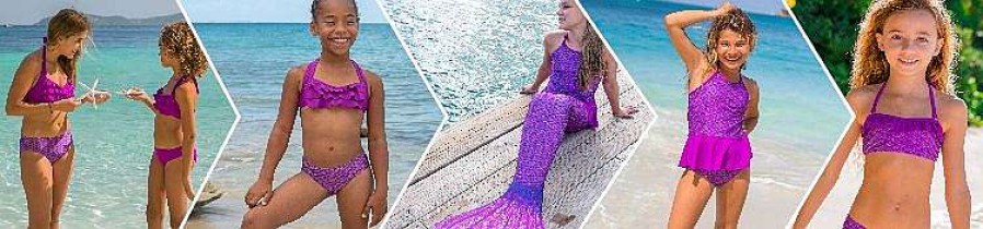 Zeemeerminstaarten Fin Fun Zeemeerminnen | Mermaidens Bundel: Aziatisch Magenta