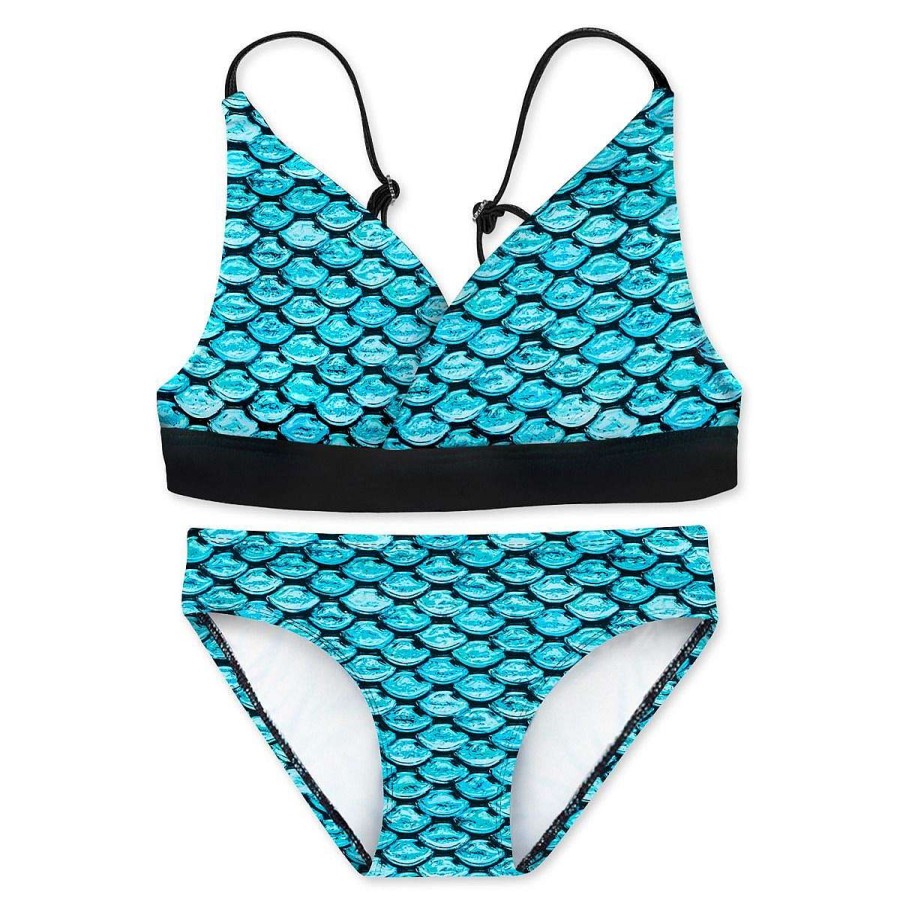 Badkleding Fin Fun Sets | Meisjes Tidal Teal Bikiniset