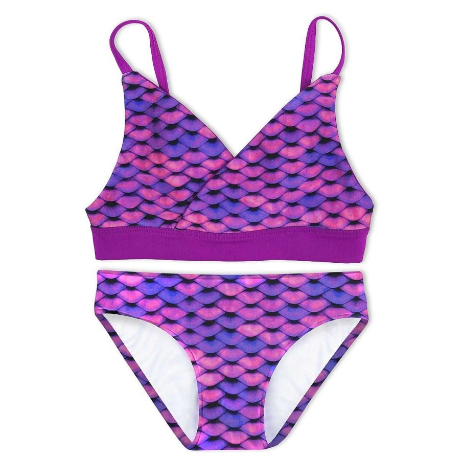 Badkleding Fin Fun Sets | Meisjes Aziatische Magenta Bikiniset