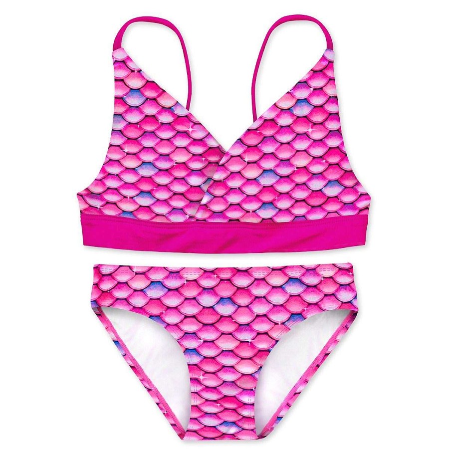 Badkleding Fin Fun Sets | Malibu Roze Bikiniset Voor Meisjes